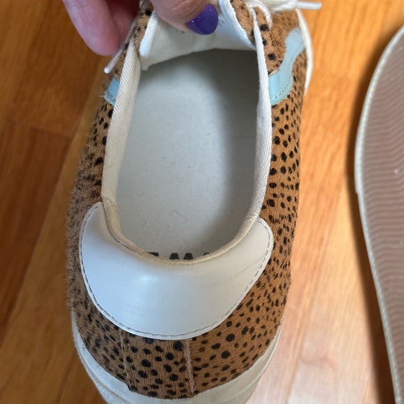 MWL sidewalk low top sneakers in spotted calf hair - Picture 5 of 7